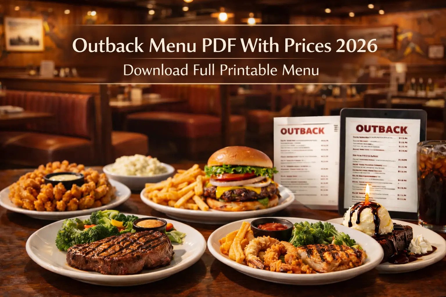 Outback Menu PDF