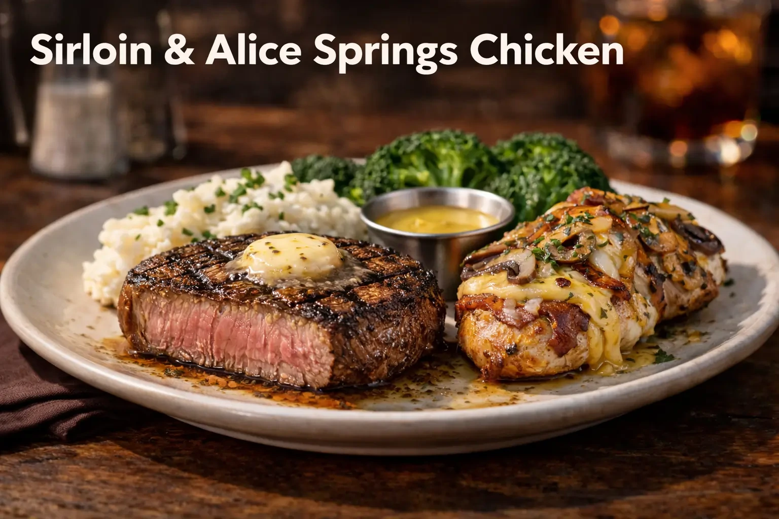 Sirloin & Alice Springs Chicken