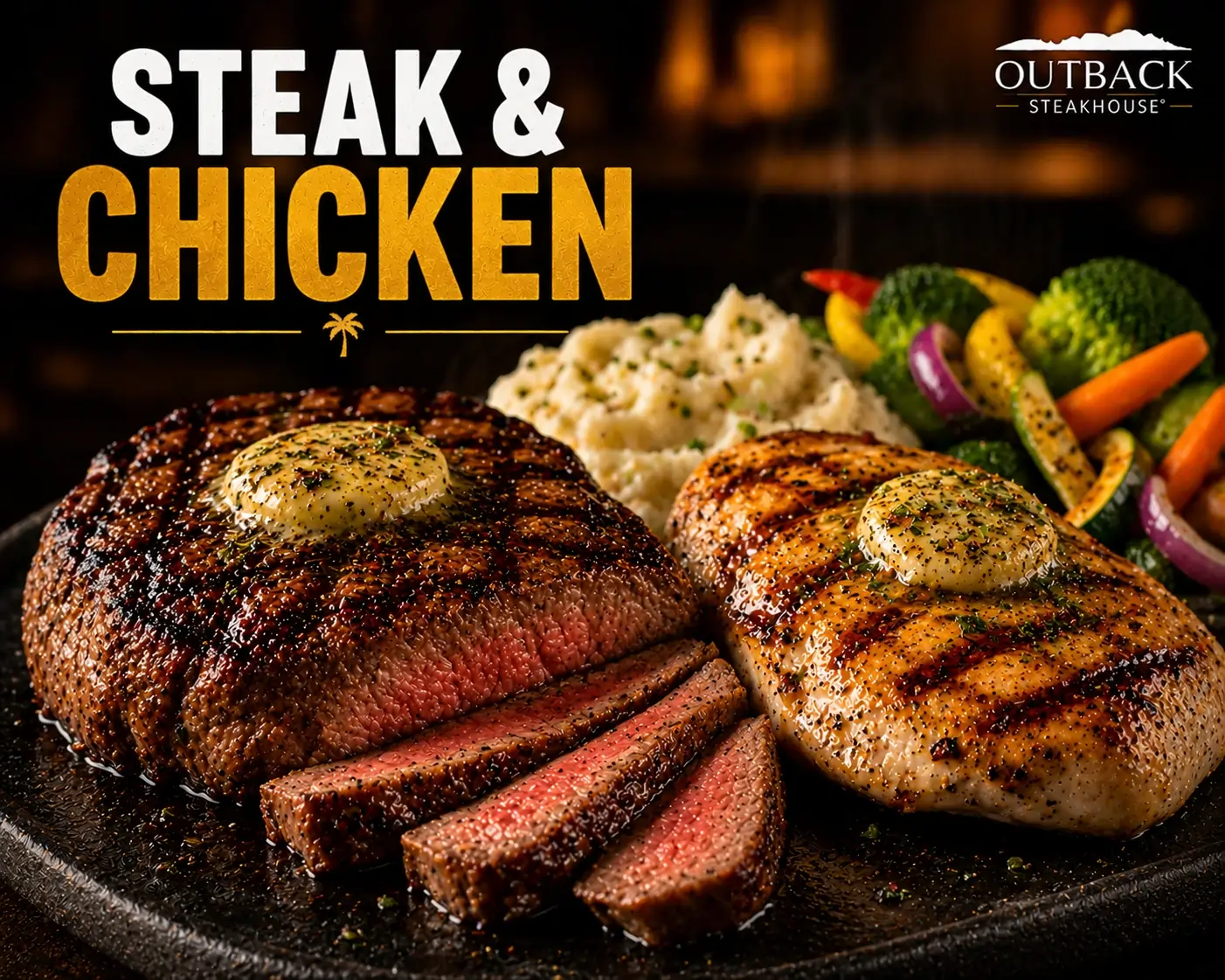 Outback Sirloin & Grilled Chicken
